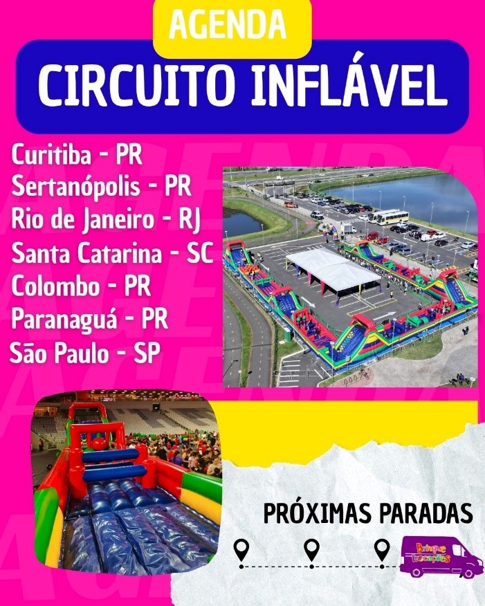Circuito Inflável anuncia próximos destinos